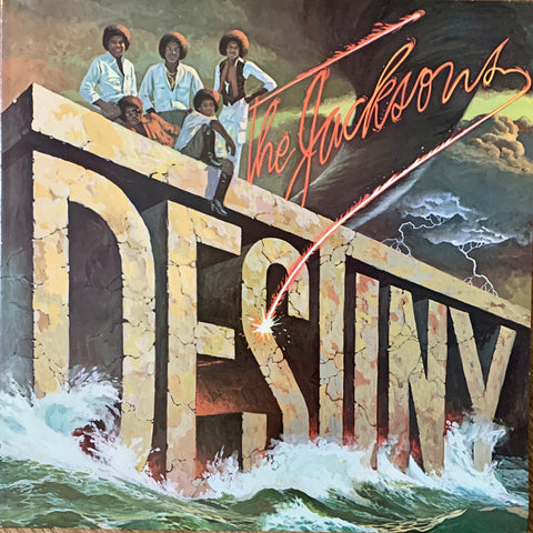 JACKSONS, THE - Destiny [1978] orange Epic label. USED