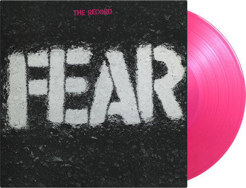 FEAR - The Record [2024] Limited Edition, 180 Gram Translucent Magenta Colored Vinyl. Import. NEW