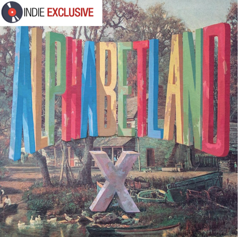 X - Alphabetland [2020] *indie exclusive* Ltd ed blue vinyl w poster. NEW