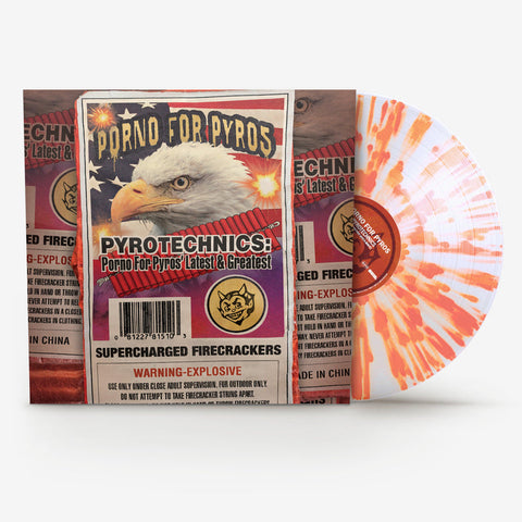 PORNO FOR PYROS - Pyrotechnics: Porno For Pyros' Latest & Greatest [2024] RKTBR24. Orange Splatter vinyl. NEW