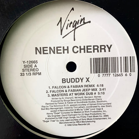 CHERRY, NENEH - "Buddy X" [1992] 12" single, 6 mixes. USED