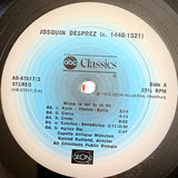 DES PRÉS, JOSQUIN, CAPELLA ANTIQUA MÜNCHEN, KONRAD RUHLAND ‎– Missa La Sol Fa Re Mi - Motetten - Chansons - Instrumentalmusik (2LP) [1977] USED