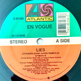 EN VOGUE - "Lies" (4 mixes) [1990] 12" single. USED