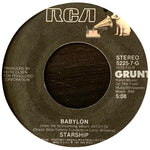STARSHIP - "It's Not Over ('Till It's Over)" / "Babylon" [1987] 7" single. USED