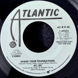 AC/DC - "Shake Your Foundations" [1985] 7" single, promo. USED
