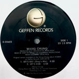 WANG CHUNG - "Let's Go" / "The World In Which We Live" [1986] 12" single. USED