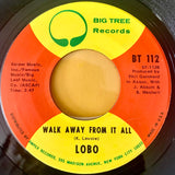 LOBO - "Me and You and a Dog Named Boo" / "Walk Away From It All [1971] 7" single. USED