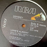 ODYSSEY - "Inside Out" / "Love's Alright" [1982] 12" single. USED