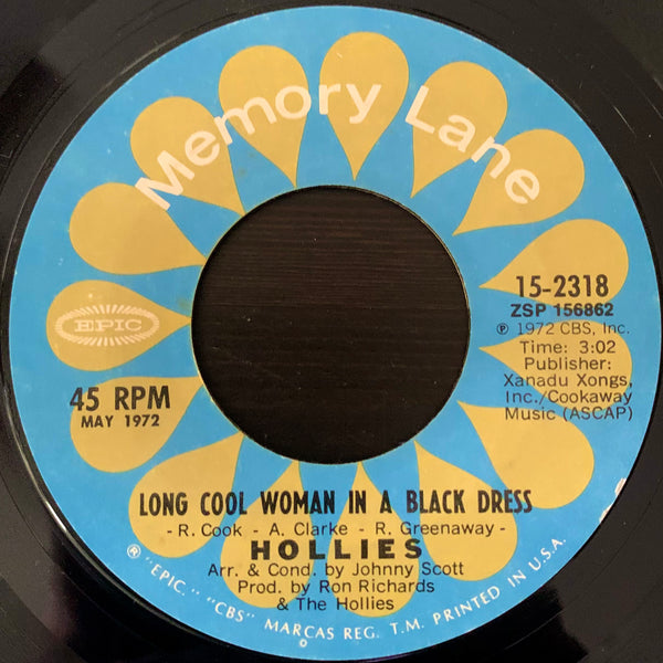 hollies long cool woman in a black dress HOLLIES