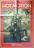 TEMPLES - Hot Motion [2019] "galaxy effect" colored vinyl, large poster. Like new. USED