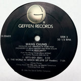 WANG CHUNG - "Let's Go" / "The World In Which We Live" [1986] 12" single. USED