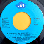 DJ JAZZY JEFF & THE FRESH PRINCE "Nightmare On My Street" / instrumental [1988] 7" single. USED