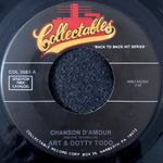 TODD, ART & DOTTY / JOHNNY CRAWFORD - "Chanson D'Amour" / "Cindy's Birthday" [198?] 7" single. USED