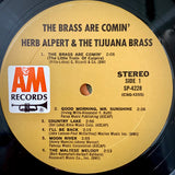 ALPERT, HERB & TIJUANA BRASS - The Brass Are Comin' [1969] USED