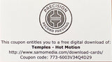 TEMPLES - Hot Motion [2019] "galaxy effect" colored vinyl, large poster. Like new. USED