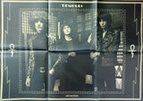 TEMPLES - Hot Motion [2019] "galaxy effect" colored vinyl, large poster. Like new. USED
