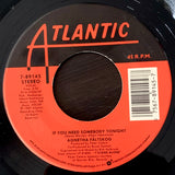 FALTSGOG, ANITA & PETER CETERA- "I Wasn't the One (who said goodbye)" / "If You Need Somebody Tonight" [1987] 7" single. USED
