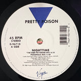 PRETTY POISON - "Nightime" (4 mixes [1988] 12" single. USED
