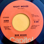 SEGER, BOB "Night Moves" / "Ship Of Fools" [1976] 7" single. USED
