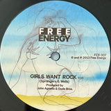 FREE ENERGY - "Girl's Want Rock" / "Wild Life" [2013] RSD 7" single. USED