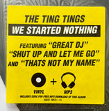 TING TINGS, THE - We Started Nothing [2008] with sticker. USED