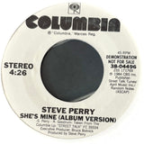 PERRY, STEVE - "She's Mine" album / edited versions [1984] 7" single, promo. USED