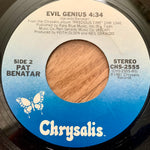 BENATAR, PAT - "Promises In The Dark" / "Evil Genius" [1981] 7" single. USED