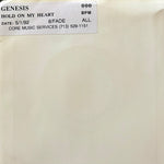 GENESIS - "Hold On My Heart" / "Way of the World" [1992] 7" single. USED