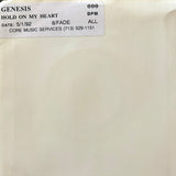 GENESIS - "Hold On My Heart" / "Way of the World" [1992] 7" single. USED