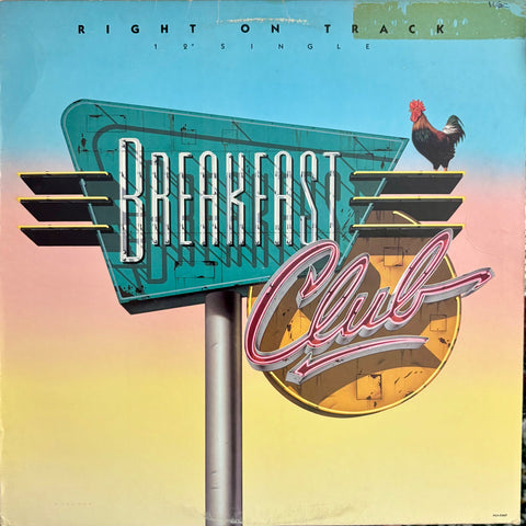 BREAKFAST CLUB - "Right On Track" [1987] 12" single, 6 mixes. USED
