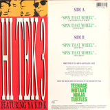 HI TEK 3 Featuring Ya Kid K - "Spin That Wheel" [1990] 4 mixes. 12" single. USED