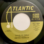 FRANKLIN, ARETHA - "Chain of Fools" / "Bridge Over Troubled Water" [197?] 7" single. USED