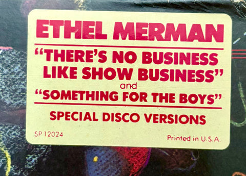 MERMAN, ETHYL - "There's No Business Like Show Business" / "Something For The Boys" [1979] 12" single. USED