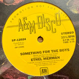 MERMAN, ETHYL - "There's No Business Like Show Business" / "Something For The Boys" [1979] 12" single. USED