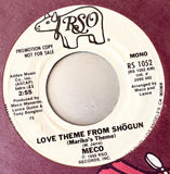 MECO - "Love Theme From Shōgun" [1980] 7" promo Stereo/Mono. USED