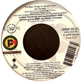 VANDROSS, LUTHER & JANET JACKSON -  "The Best Things in Life Are Free" [1992] 7" single. USED