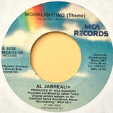 JARREAU, AL - "Moonlighting" / "Moonlighting (dub version) [1987] w pic sleeve. USED
