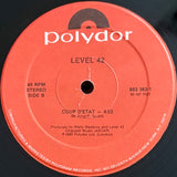 LEVEL 42 - "Something About You" / "Coup D'etat" [1985] 12" single, 45RPM. USED