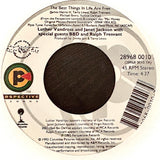 VANDROSS, LUTHER & JANET JACKSON -  "The Best Things in Life Are Free" [1992] 7" single. USED