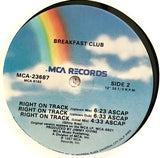 BREAKFAST CLUB - "Right On Track" [1987] 12" single, 6 mixes. USED