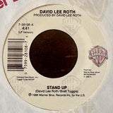 ROTH, DAVID LEE - "Stand Up" / "Knucklebones" [1988] 7" single. USED