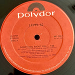 LEVEL 42 - "Something About You" / "Coup D'etat" [1985] 12" single, 45RPM. USED