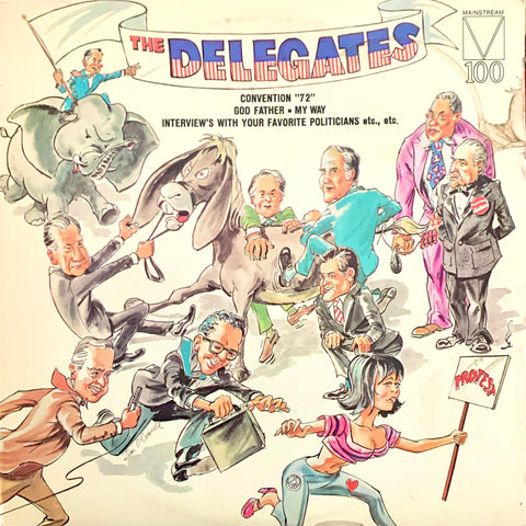 DELEGATES - The Delegates [1972] comedy LP. USED