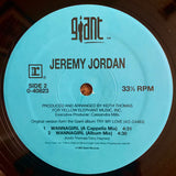 JORDAN, JEREMY - "wannagirl' [1993] 4 mixes, 12" single. USED