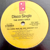 JONES GIRLS, THE - "You Gonna Make Me Love Somebody Else" / "Who Can I Run To" [1979] 12" single. USED