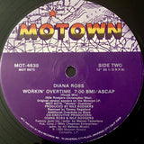 ROSS, DIANA - "Workin' Overtime" [1989] 12" single, 3 mixes. USED
