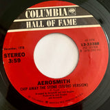 AEROSMITH - "Draw The Line" / "Chip Away The Stone (studio version)" [1980] 7" single. USED