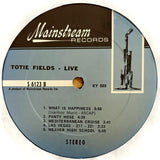 FIELDS, TOTIE - Totie Fields [1969] USED