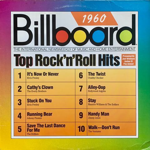 BILLBOARD (Various) - Top Rock'N'Roll Hits: 1960 [1988] USED