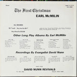 McMILAN, EARL - The First Christmas [196-] USED